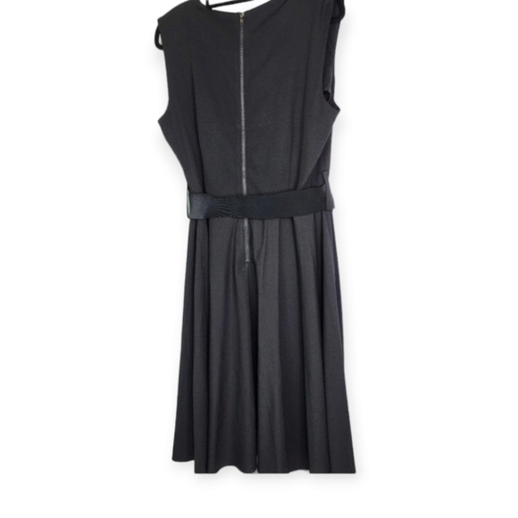 City Chic dress black size 14 (plus size XS) knee length flare - Picture 3 of 14